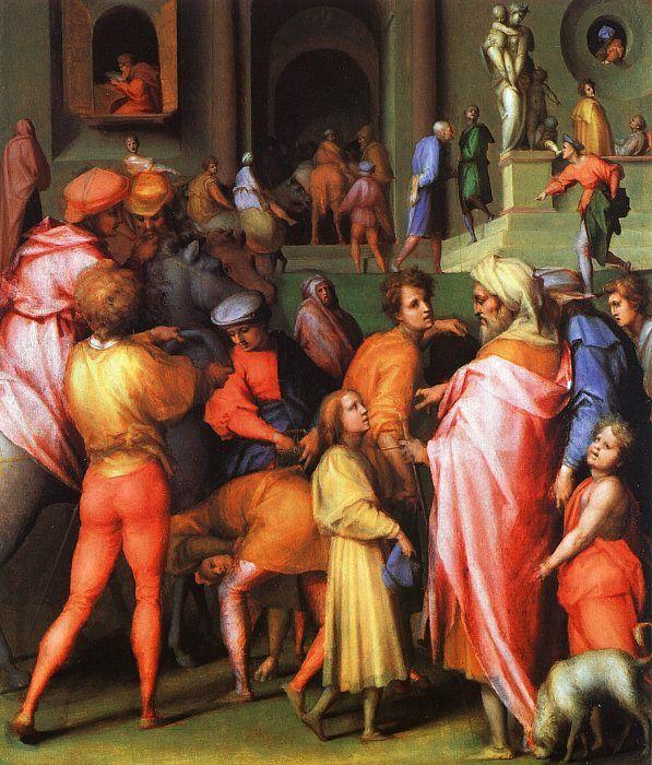 Jacopo Pontormo Joseph being Sold to Potiphar France oil painting art